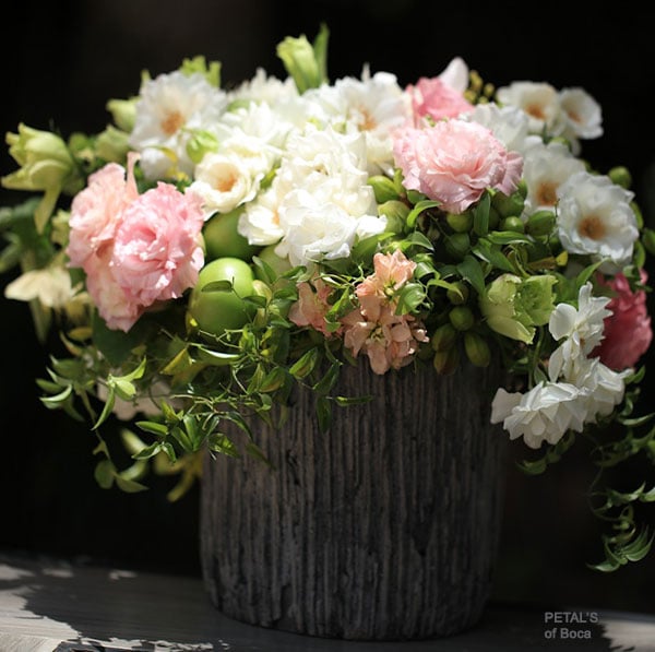 Plum Tone Flower Arrangement