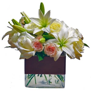PG Contemporary Lilies & Roses