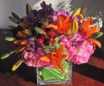 Orchids with berries